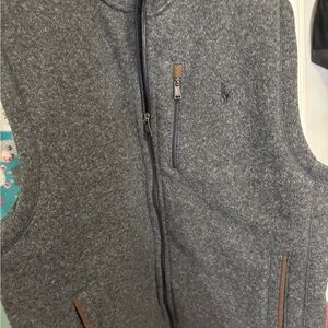 Ralph Lauren Charcoal and Black Vest
